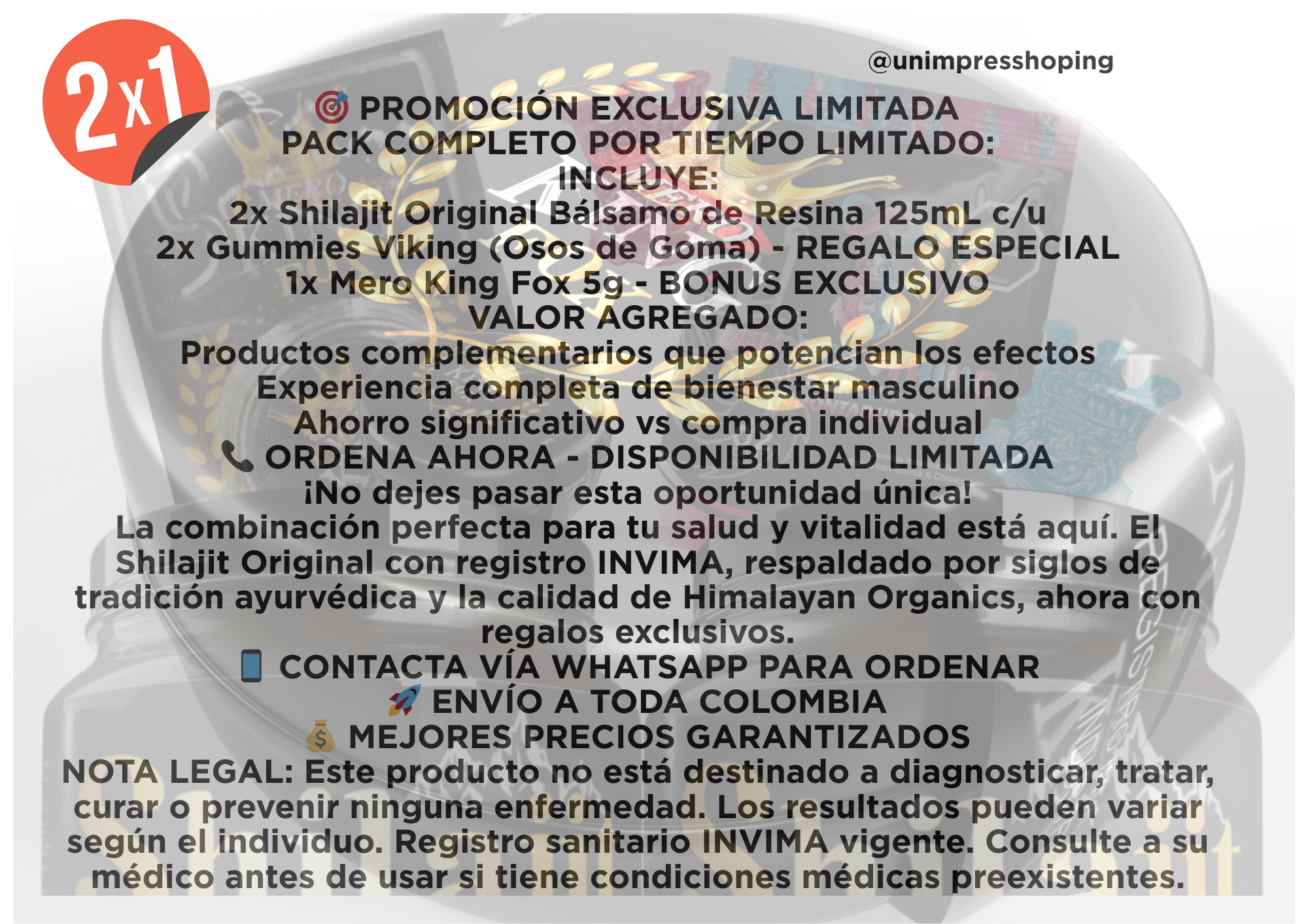 UNIMPRESSHOPING- SHILAJIT DEL IMALAYA